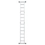 [Американский склад] 12,2-футовая домохозяйственная многофункциональная алюминиевая сплава небольшая соединительная складная телескопическая лестница 12-ступенчатая лестница разгрузки